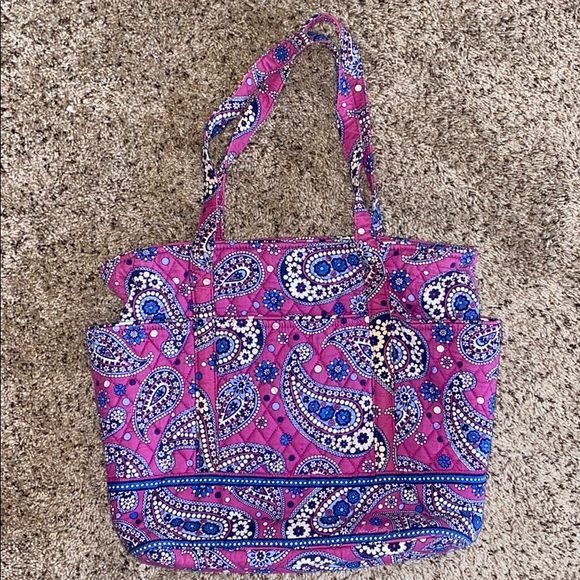 Vera Bradley Bags Vera Bradley Boysenberry Patterned Tote Poshmark